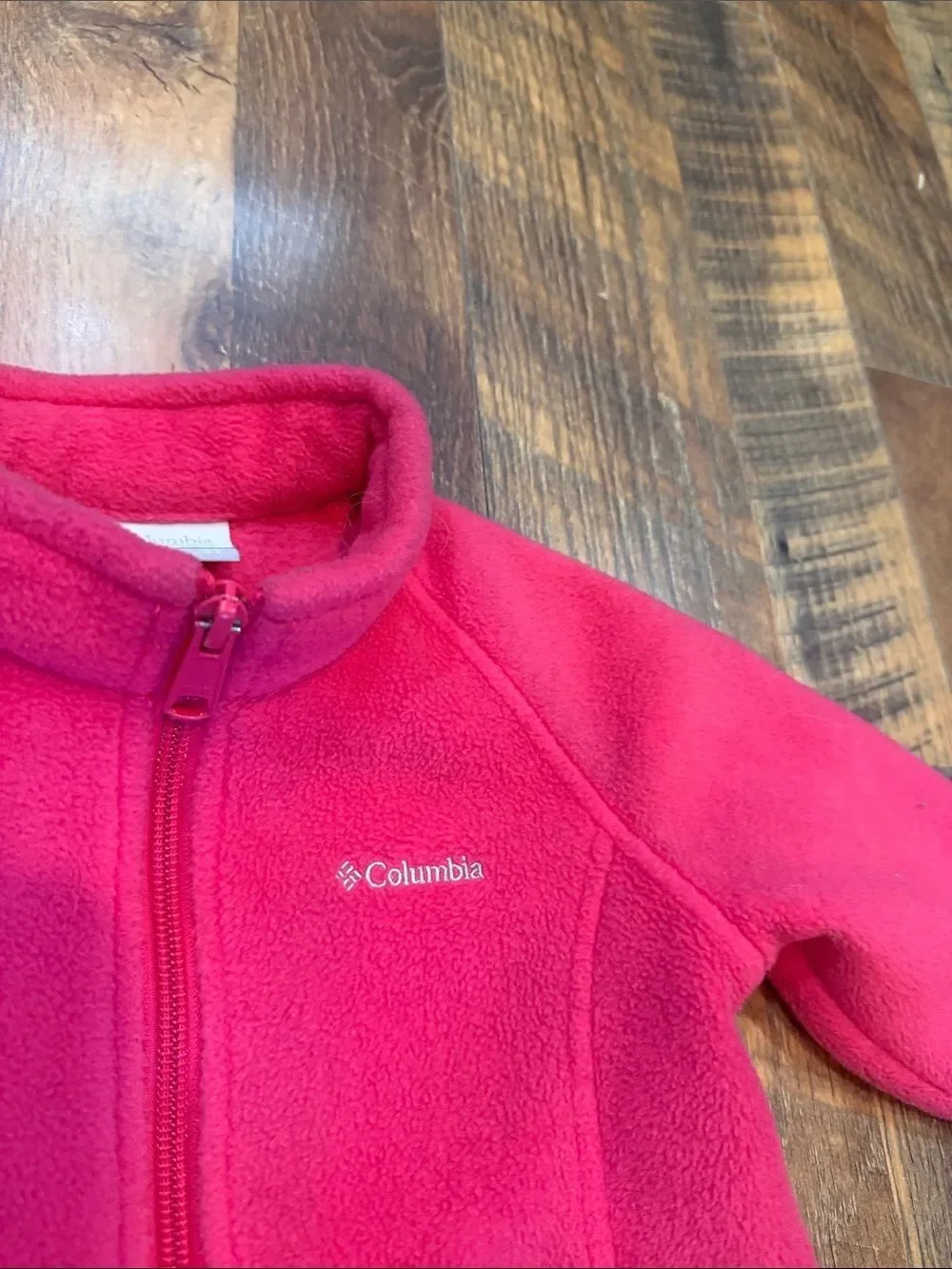 Columbia Kids Pink Full-Zip Fleece Jacket 3T (2100)